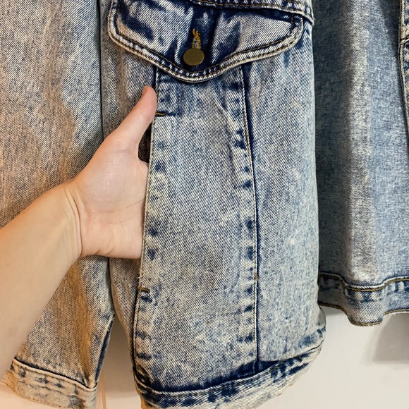Acid Wash Jean Jacket - Picture 9 of 11